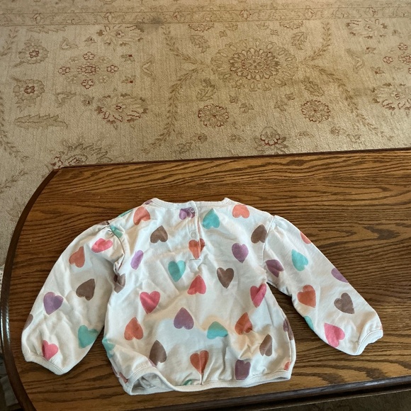 Carter’s Little Heart Cardigan 2 piece set in Ivory/Pink Combo Sz 24 months EUC - Picture 13 of 15